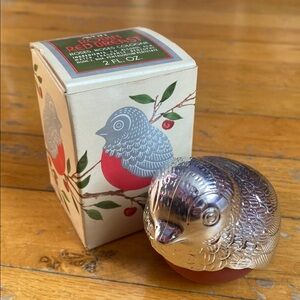 Vintage Avon Robin Red Breast “Roses, Roses” Cologne in Original Box